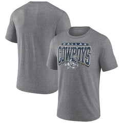 Warped Block Tri-Blend T-Shirt - Dallas Cowboys