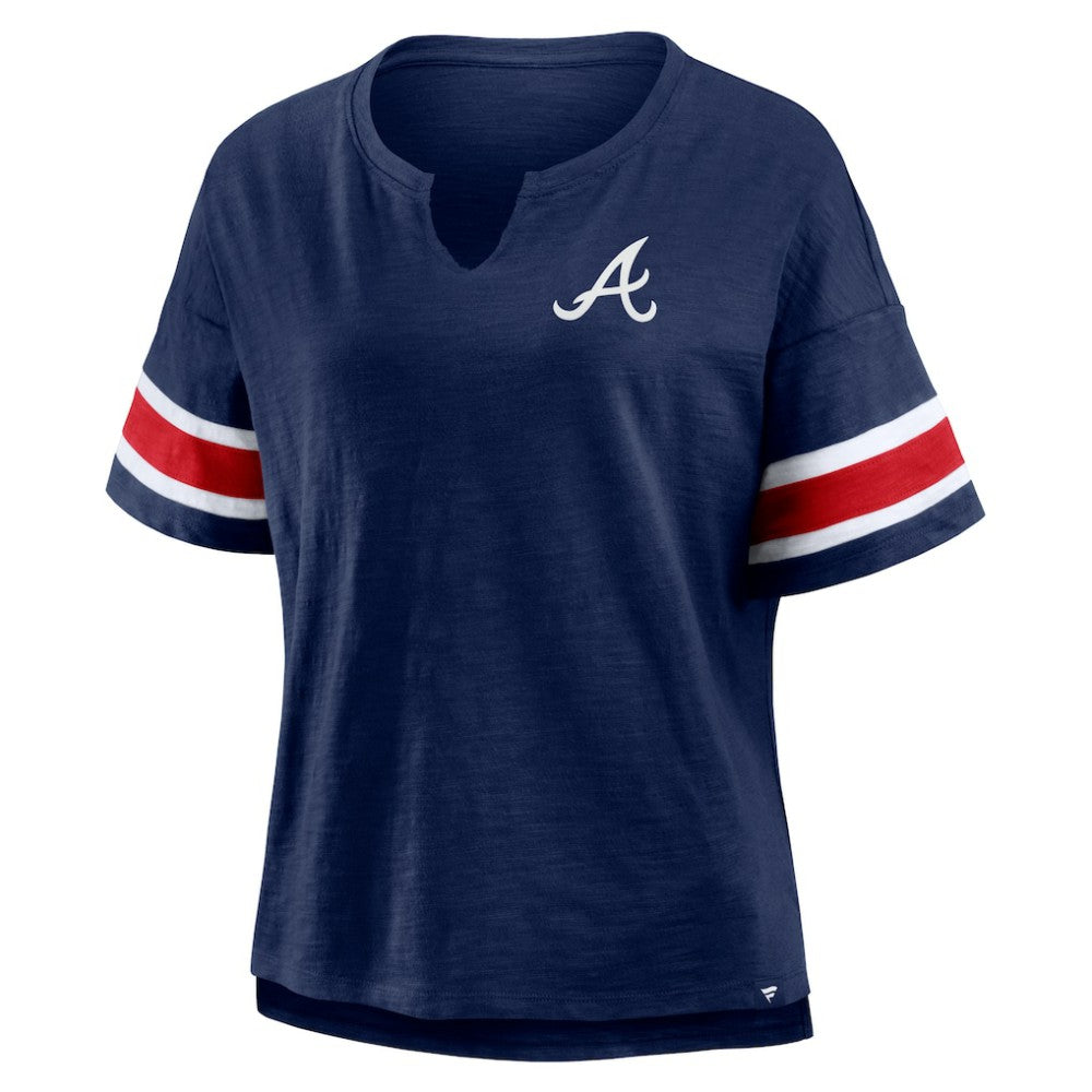 MLB Atlanta Braves Fanatics Women's Curl Route T-Shirt