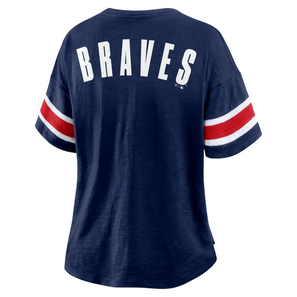 MLB Atlanta Braves Fanatics Women's Curl Route T-Shirt