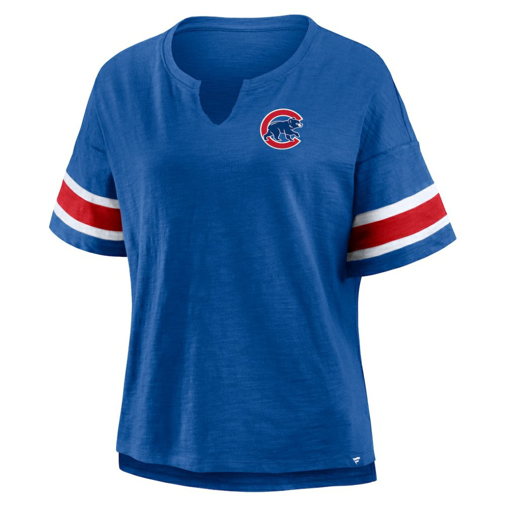 MLB Chicago Cubs Fanatics Women's Curl Route T-Shirt