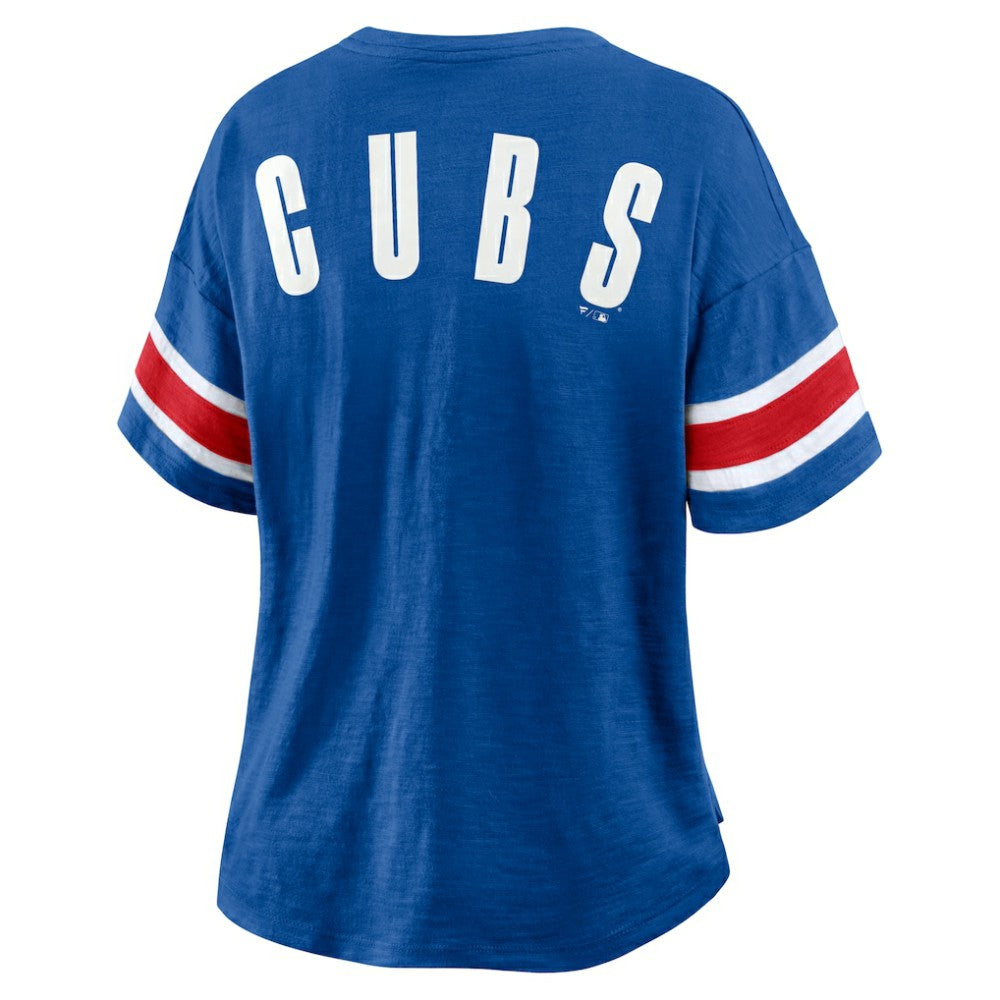 MLB Chicago Cubs Fanatics Women's Curl Route T-Shirt