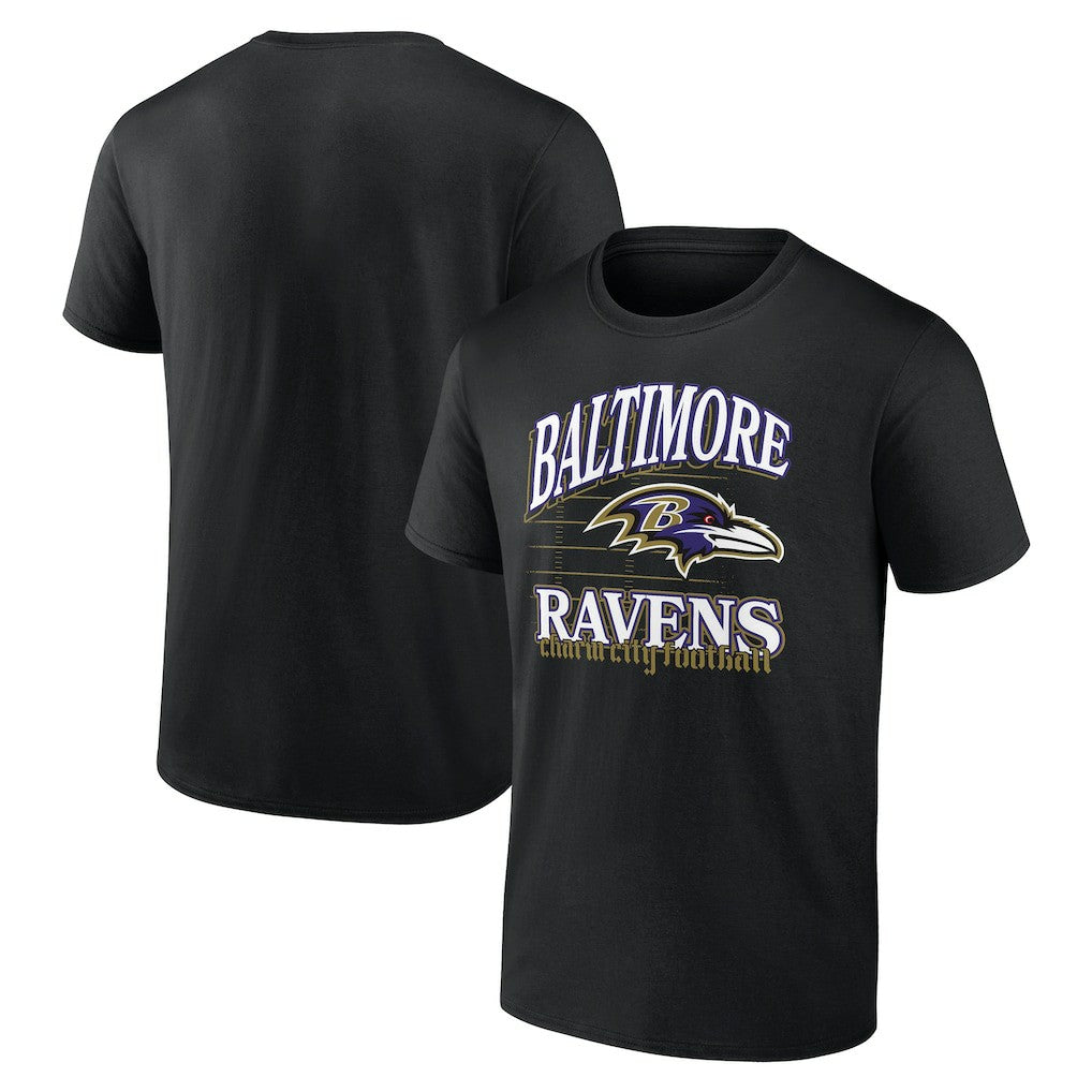 Retro Gridiron T-Shirt - Baltimore Ravens