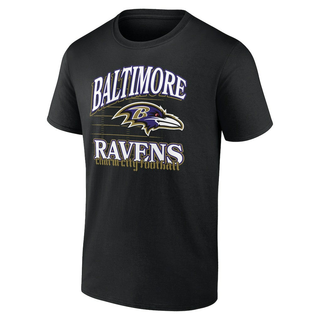 Retro Gridiron T-Shirt - Baltimore Ravens