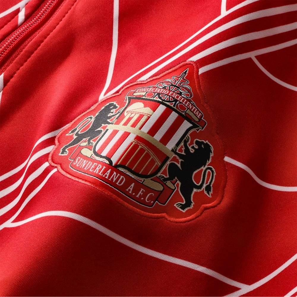 Sunderland Hummel Home Pre-Match Half Zip -  Red