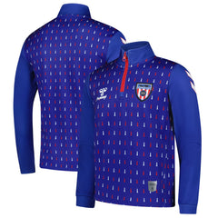 Sunderland Hummel Away Pre-Match Half Zip -  Blue