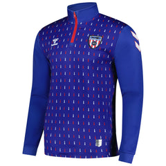 Sunderland Hummel Away Pre-Match Half Zip -  Blue