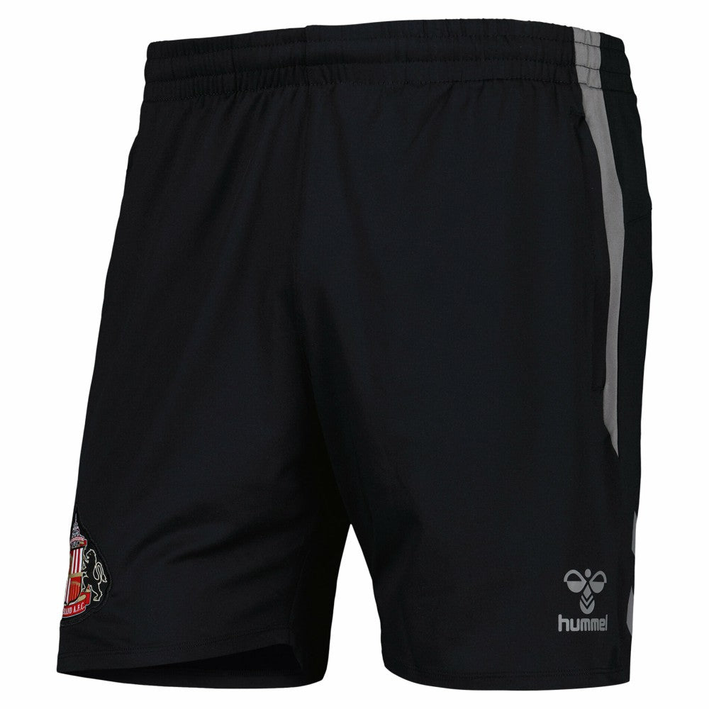 Sunderland Hummel Training Woven Shorts -  Black