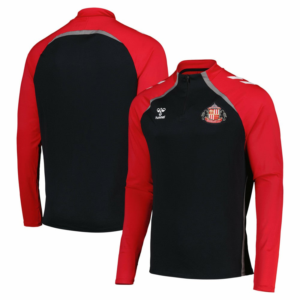 Sunderland Hummel Training Half Zip -  Black
