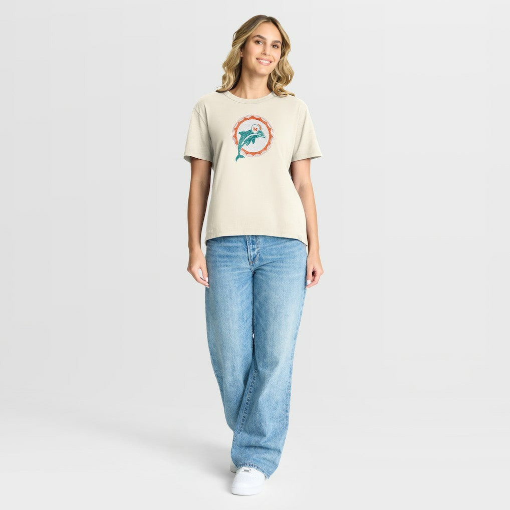 Women's Dove Legacy T-Shirt - Miami Dolphins