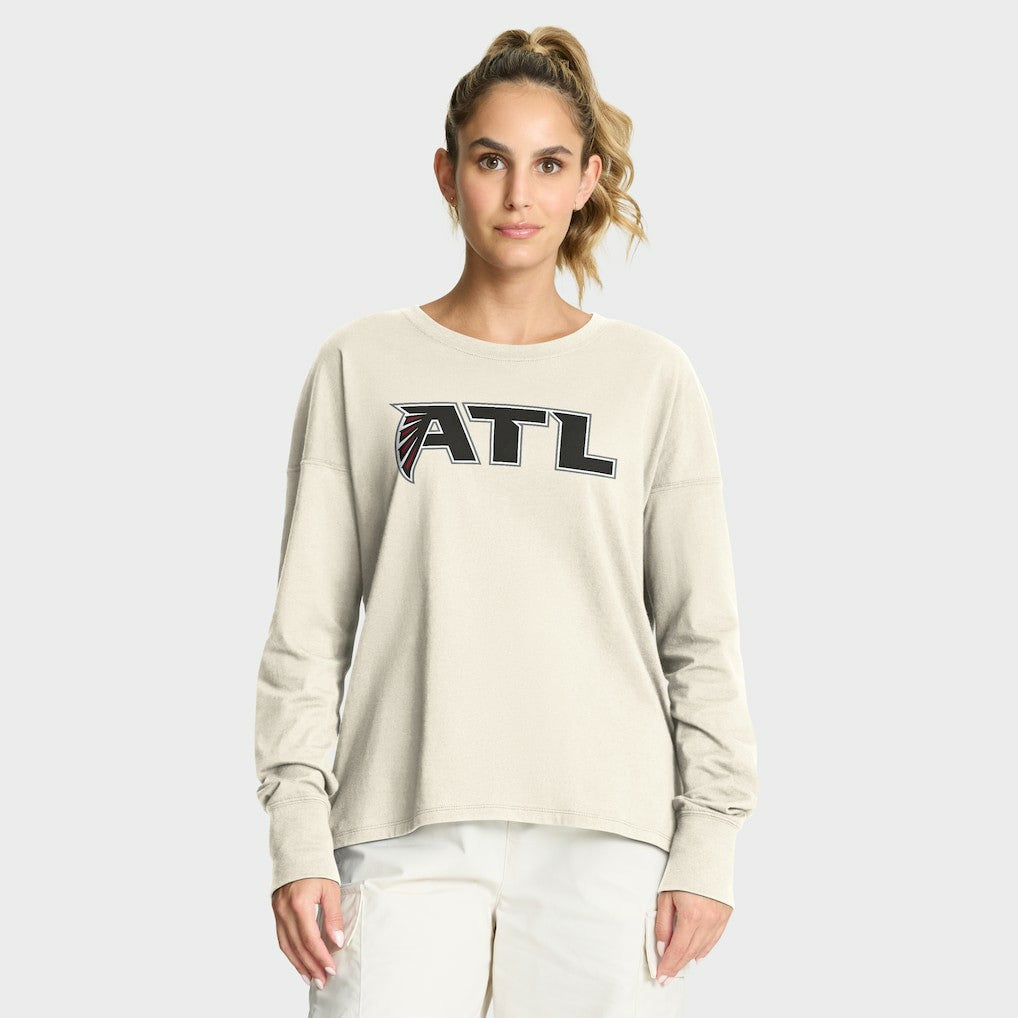 Women's Dove Legacy Long Sleeve T-Shirt - Atlanta Falcons