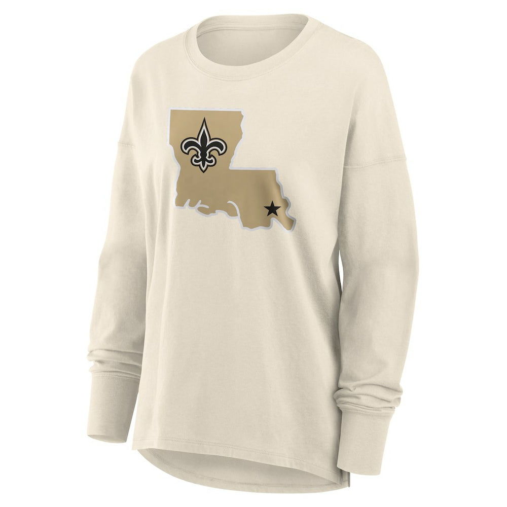 Women's Dove Legacy Long Sleeve T-Shirt - New Orleans Saints