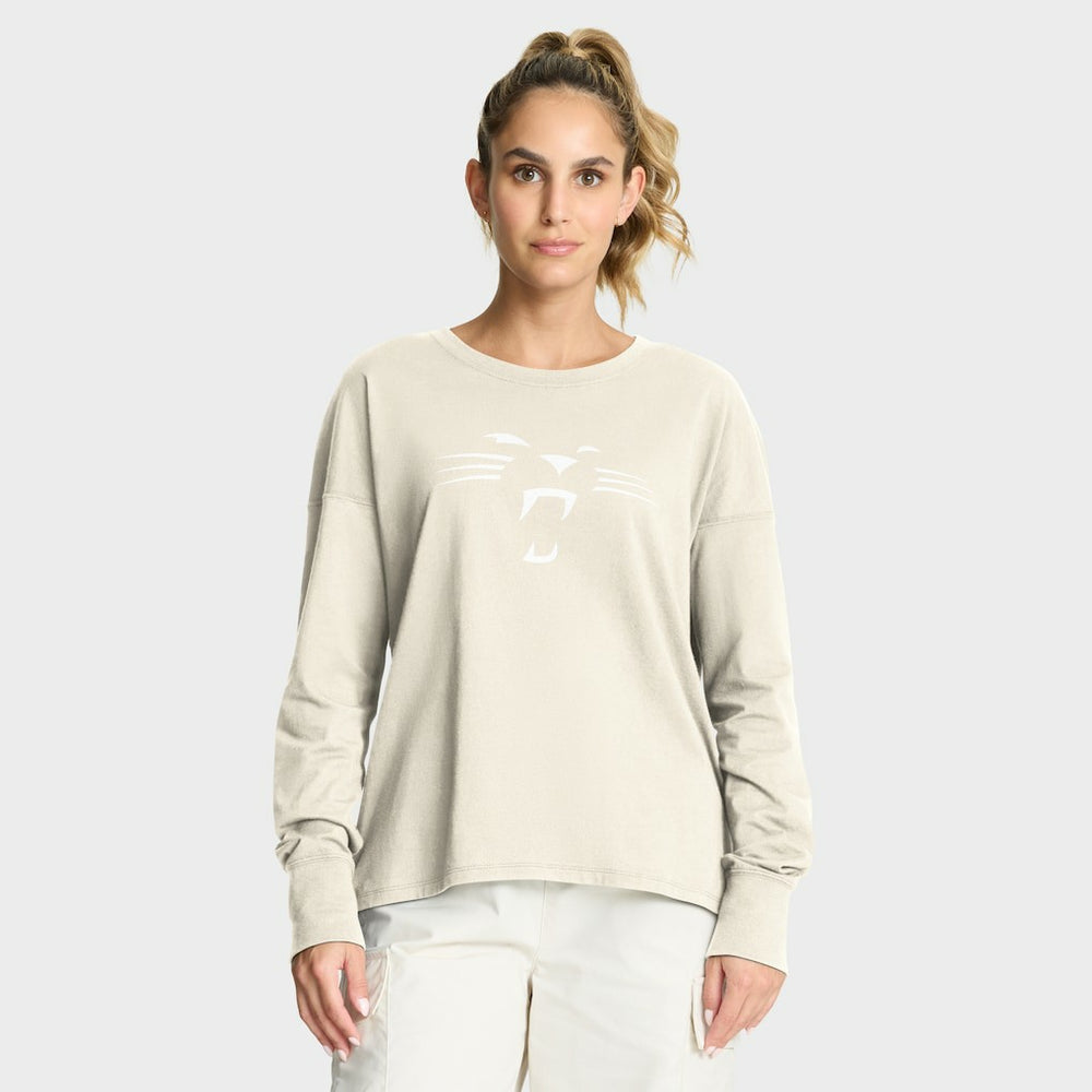 Women's Dove Legacy Long Sleeve T-Shirt - Carolina Panthers