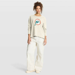Women's Dove Legacy Long Sleeve T-Shirt - Miami Dolphins