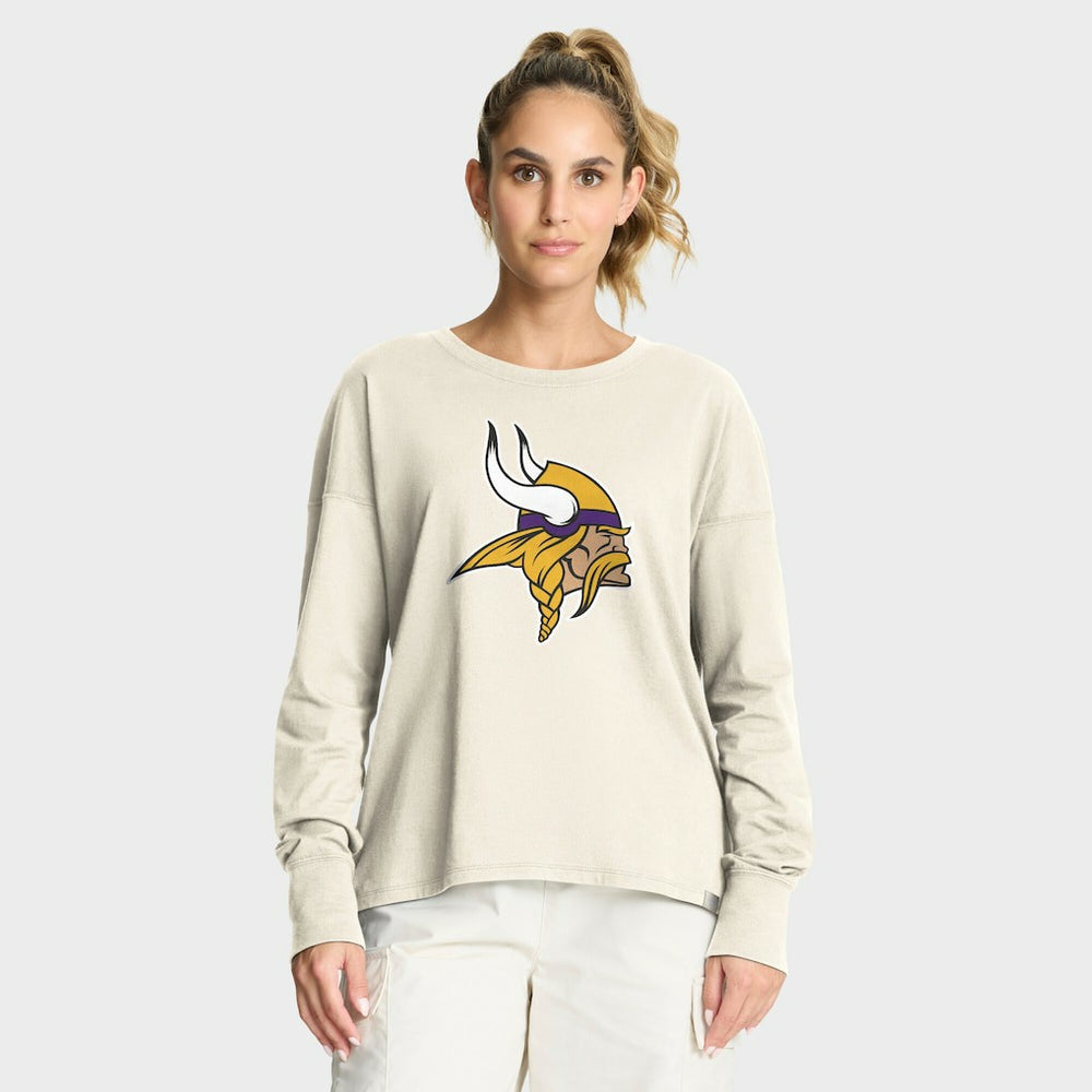 Women's Dove Legacy Long Sleeve T-Shirt - Minnesota Vikings