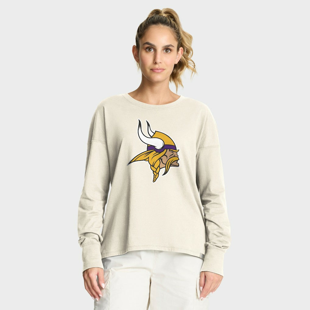 Women's Dove Legacy Long Sleeve T-Shirt - Minnesota Vikings