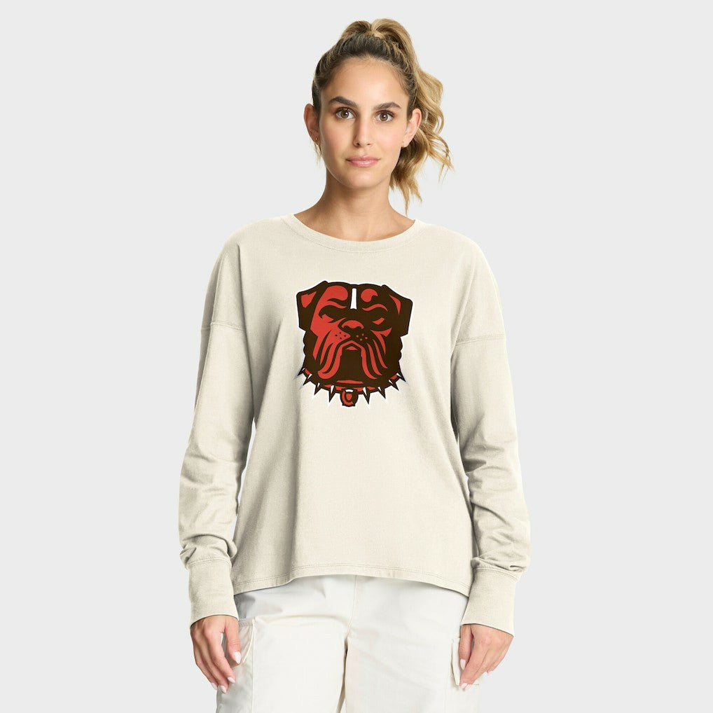Women's Dove Legacy Long Sleeve T-Shirt - Cleveland Browns