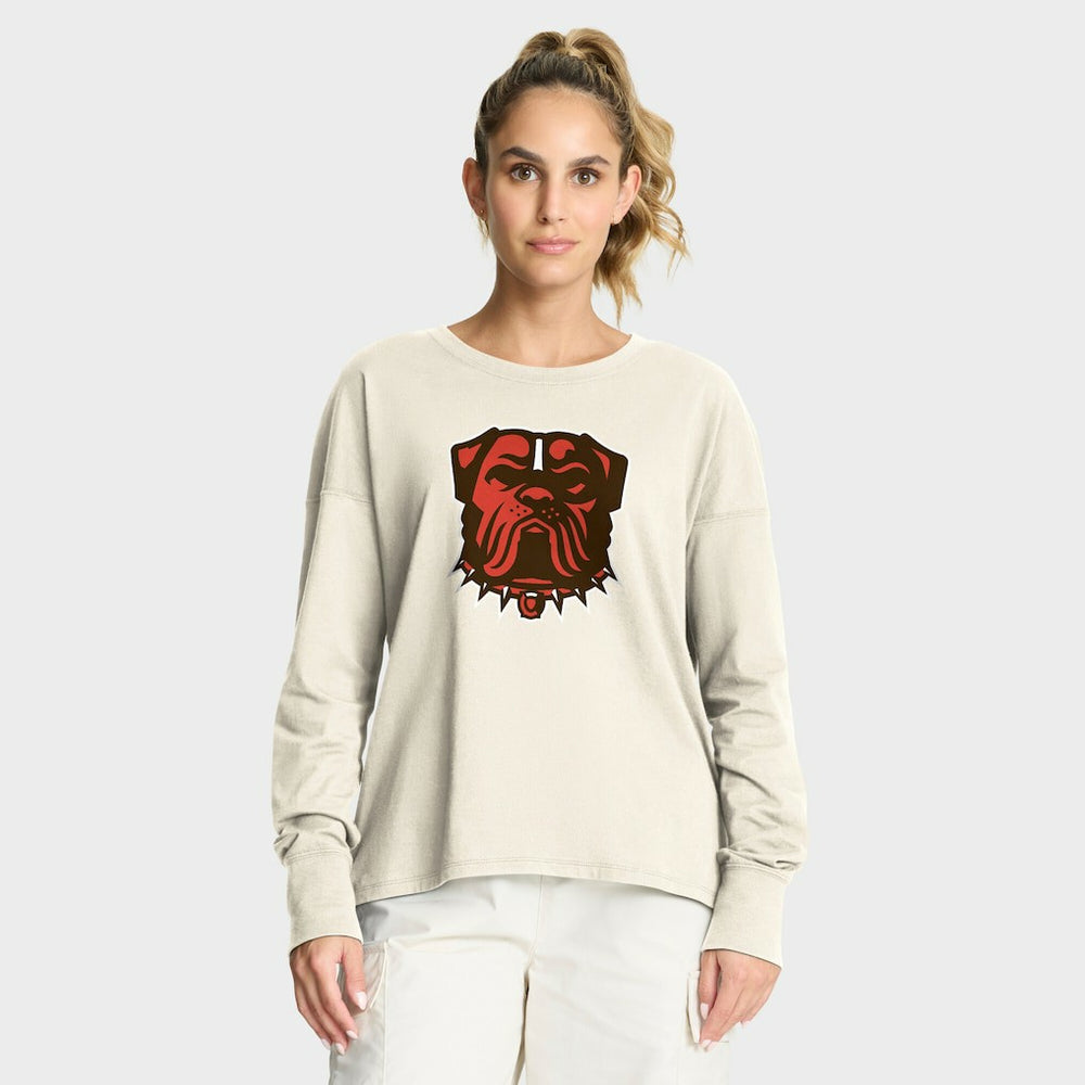 Women's Dove Legacy Long Sleeve T-Shirt - Cleveland Browns
