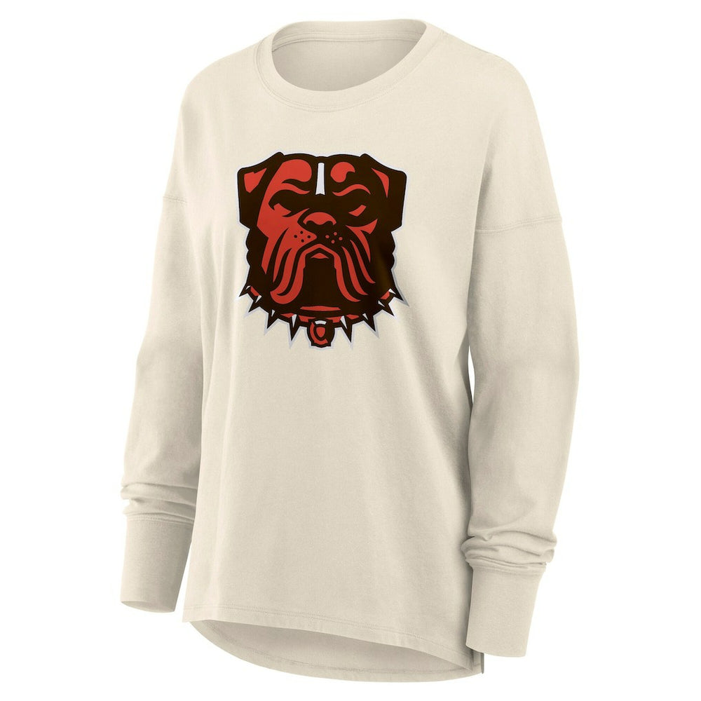 Women's Dove Legacy Long Sleeve T-Shirt - Cleveland Browns