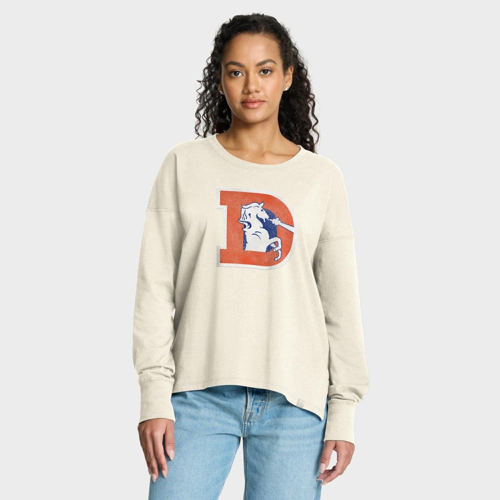 Women's Dove Legacy Long Sleeve T-Shirt - Denver Broncos