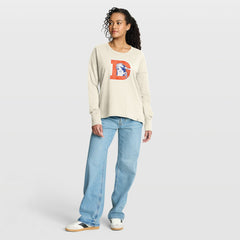 Women's Dove Legacy Long Sleeve T-Shirt - Denver Broncos