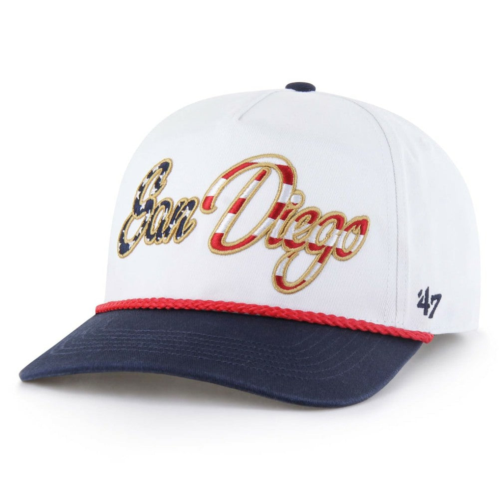 MLB San Diego Padres '47 Patriotic Overhand Hitch Adjustable Hat