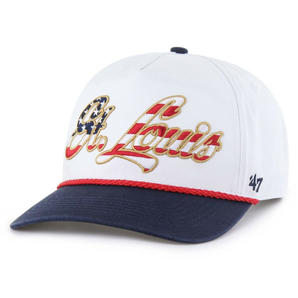 MLB St. Louis Cardinals '47 Patriotic Overhand Hitch Adjustable Hat