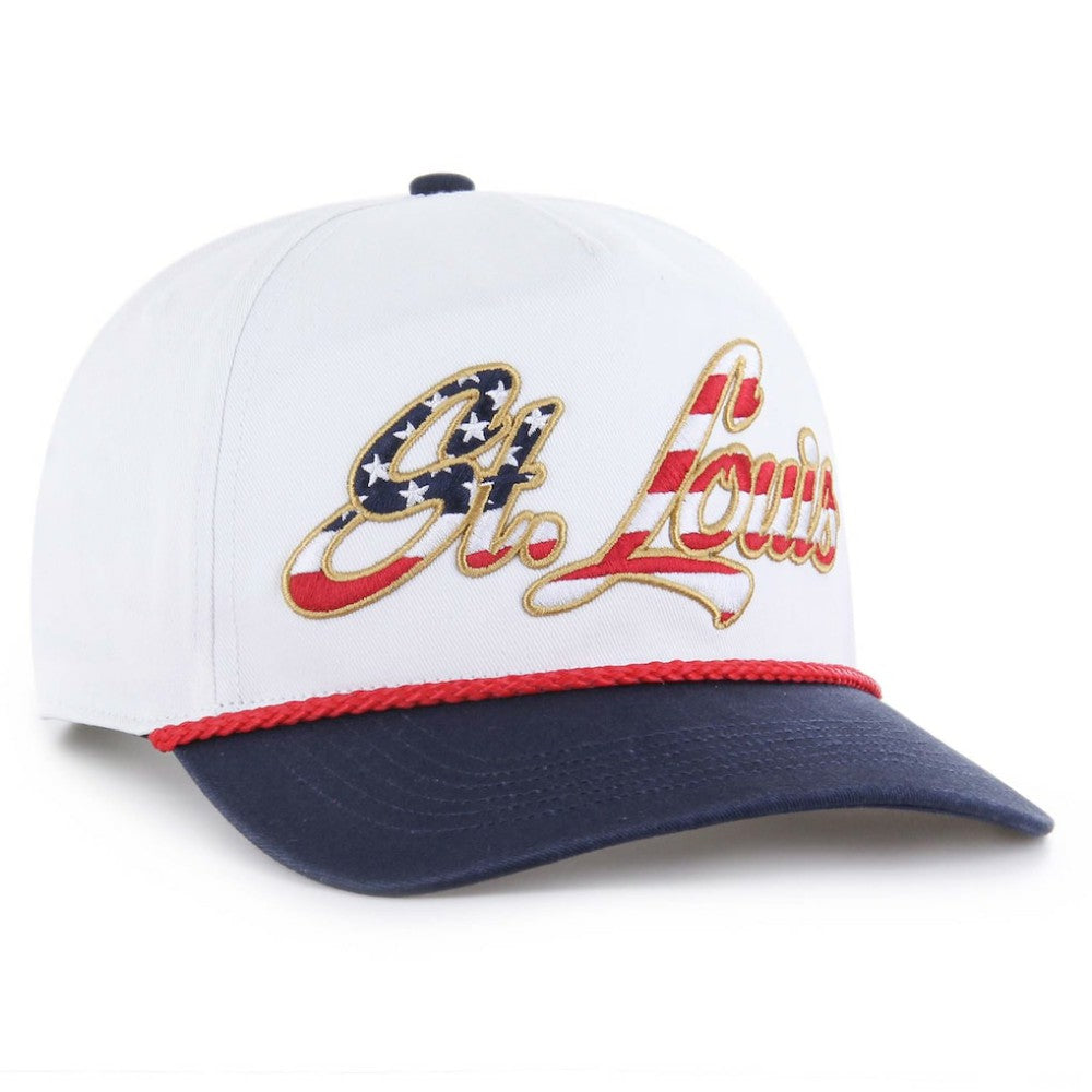 MLB St. Louis Cardinals '47 Patriotic Overhand Hitch Adjustable Hat