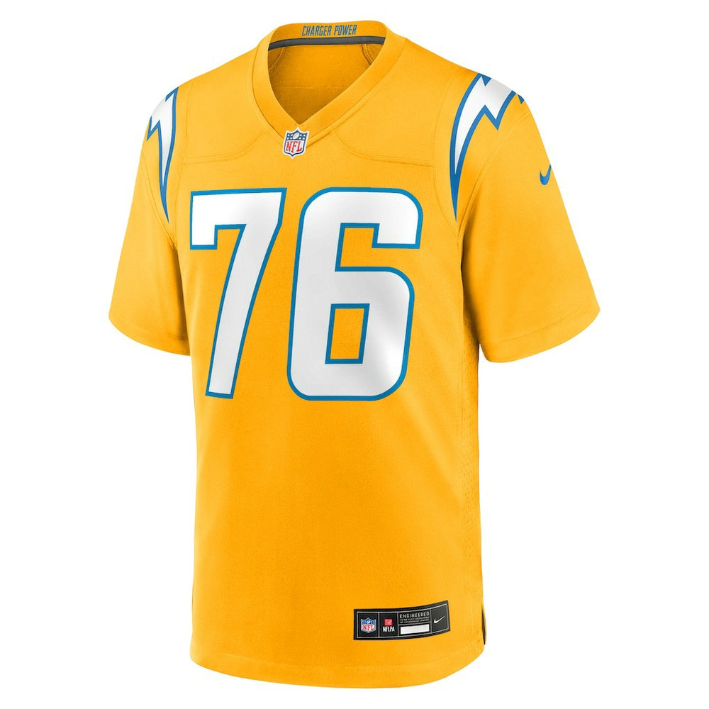 Joe Alt  Alternate Charger Power Game Player Jersey - Los Angeles Chargers