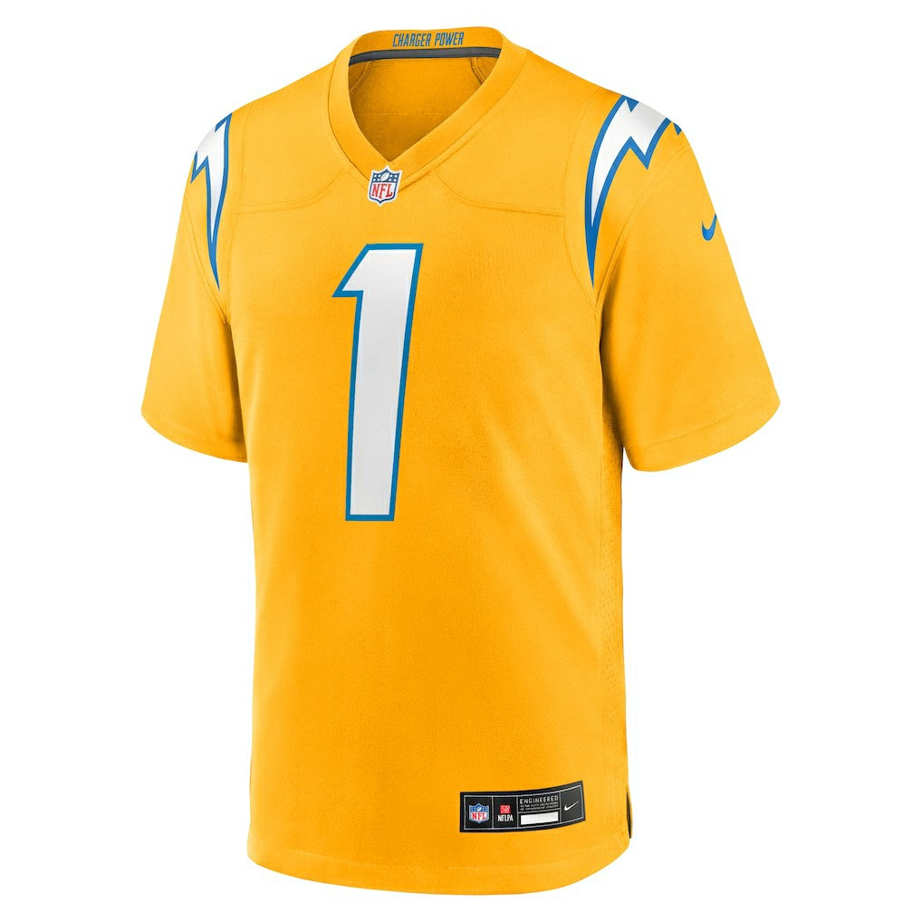 Quentin Johnston  Alternate Charger Power Game Player Jersey - Los Angeles Chargers