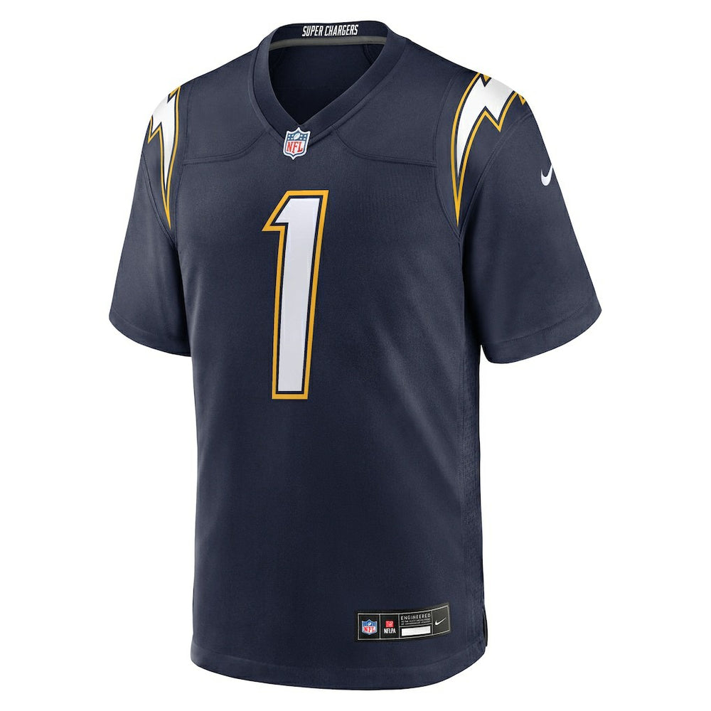 Quentin Johnston  Alternate Super Chargers Game Player Jersey - Los Angeles Chargers