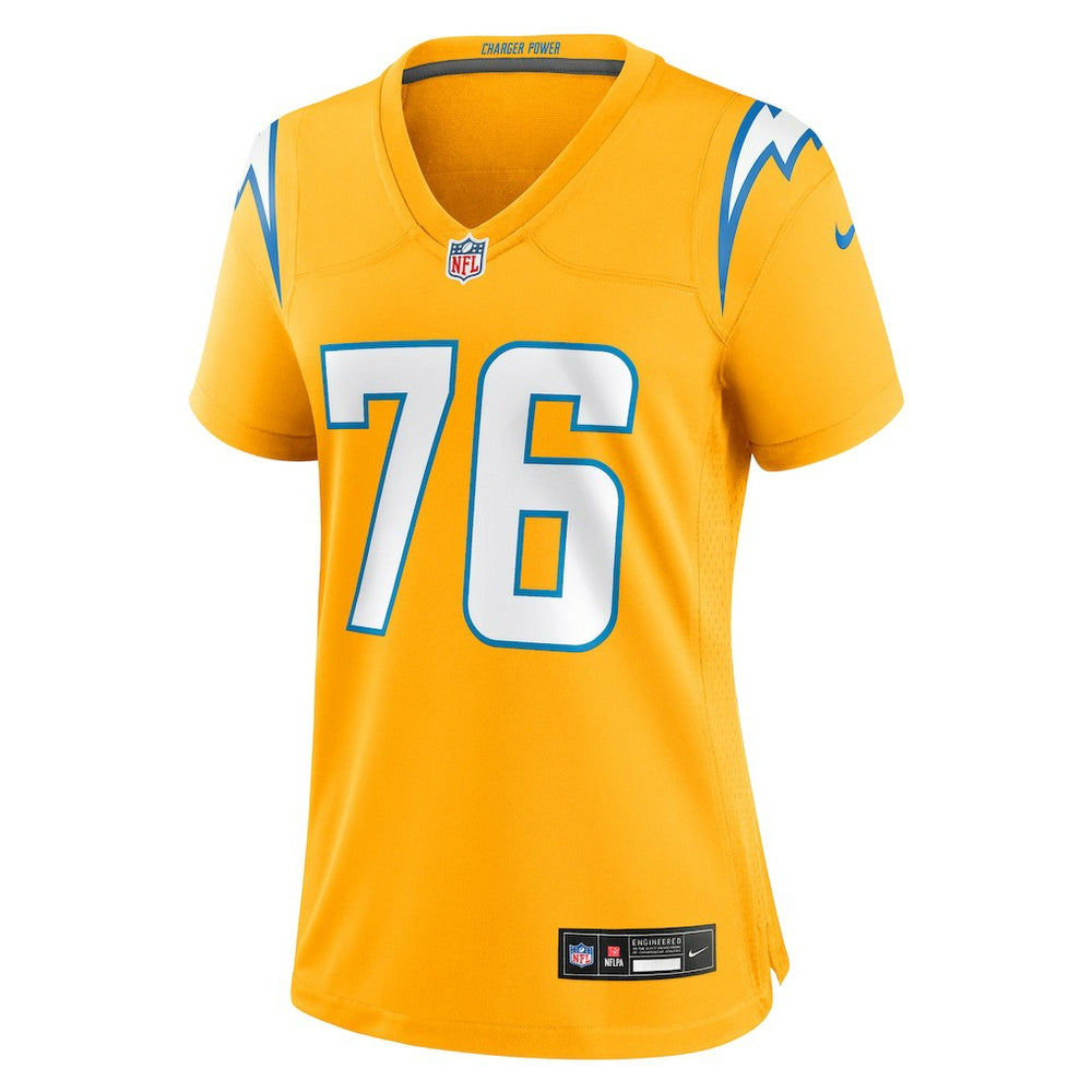 Joe Alt  Women's Alternate Charger Power Game Jersey - Los Angeles Chargers