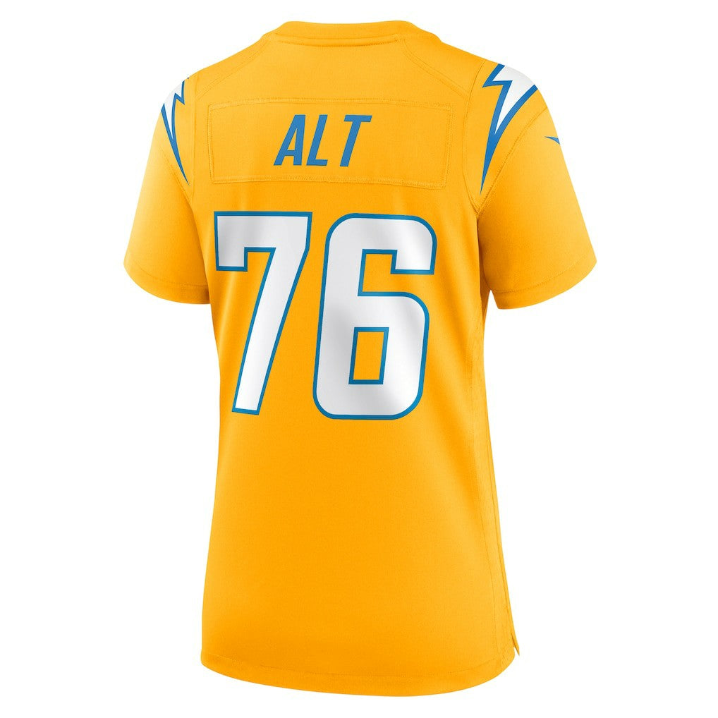 Joe Alt  Women's Alternate Charger Power Game Jersey - Los Angeles Chargers