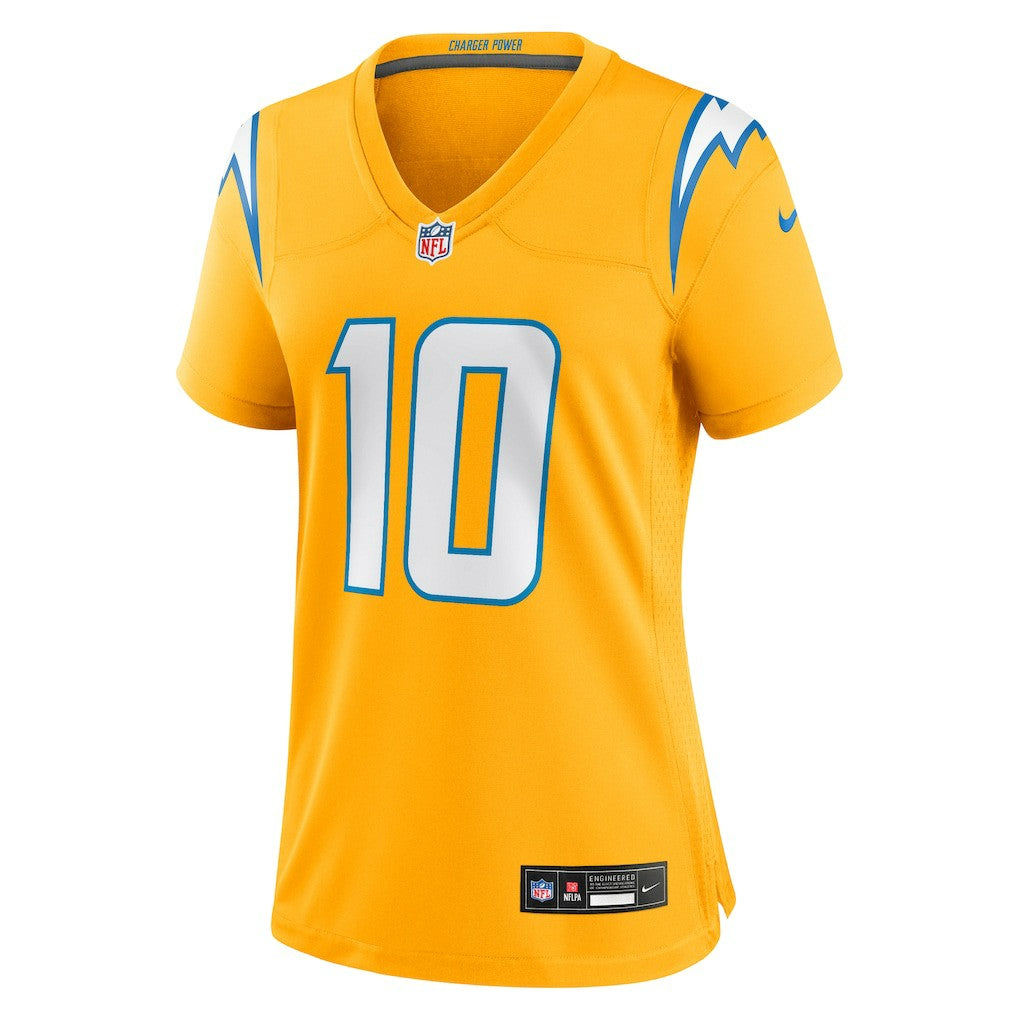 Justin Herbert  Women's Alternate Charger Power Game Jersey - Los Angeles Chargers