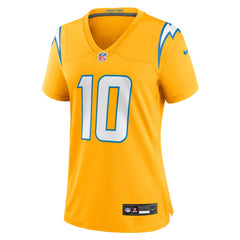 Justin Herbert  Women's Alternate Charger Power Game Jersey - Los Angeles Chargers
