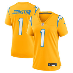 Quentin Johnston  Women's Alternate Charger Power Game Jersey - Los Angeles Chargers