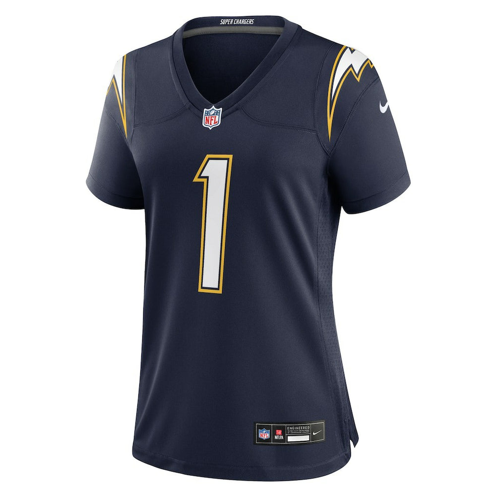 Quentin Johnston  Women's Alternate Super Chargers Game Jersey - Los Angeles Chargers