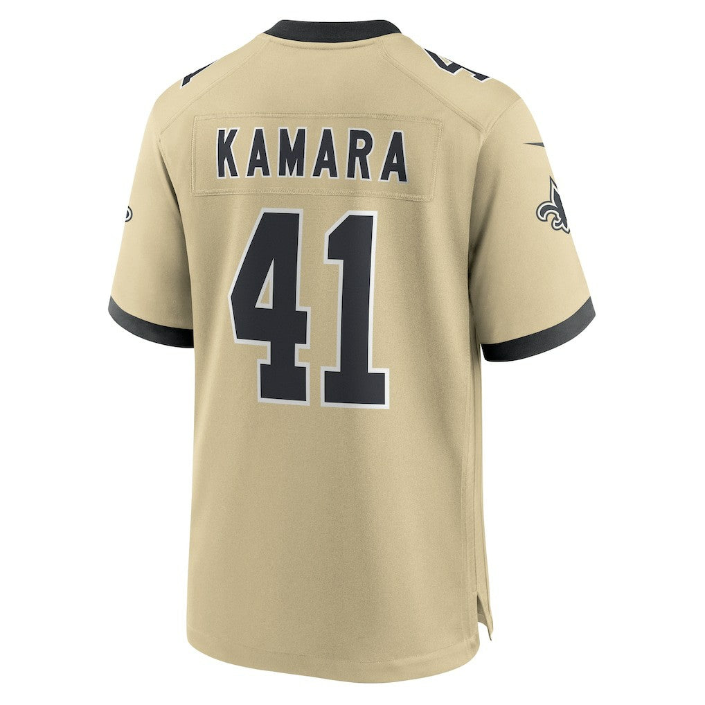 Alvin Kamara  Gameday Golds Alternate Game Player Jersey - New Orleans Saints