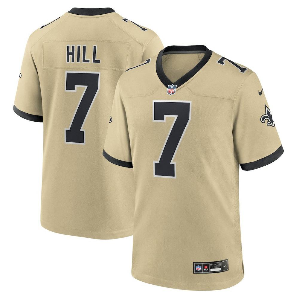 Taysom Hill  Gameday Golds Alternate Game Player Jersey - New Orleans Saints
