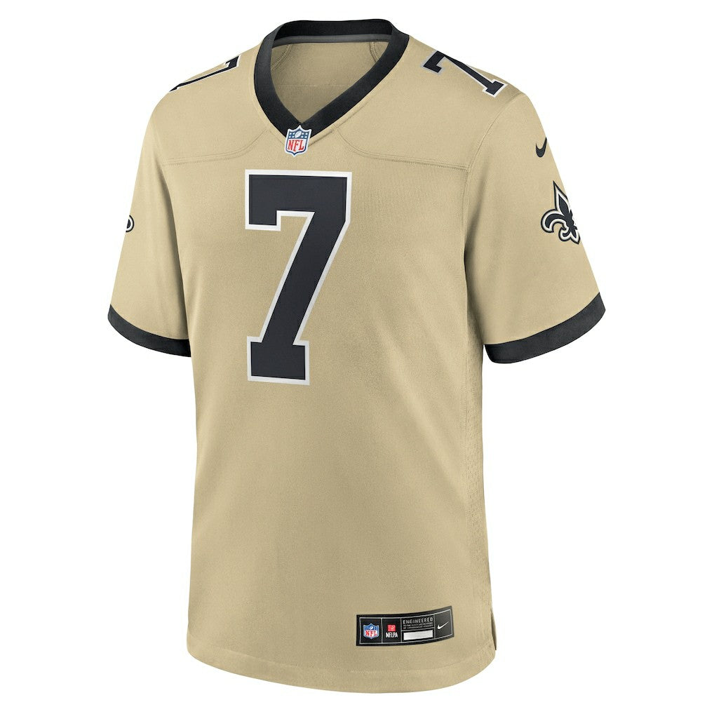 Taysom Hill  Gameday Golds Alternate Game Player Jersey - New Orleans Saints