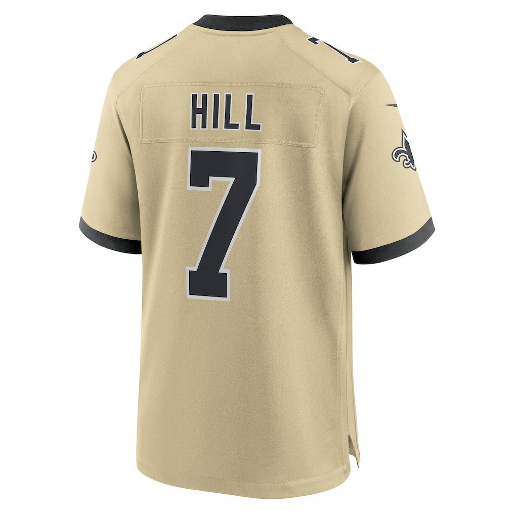 Taysom Hill  Gameday Golds Alternate Game Player Jersey - New Orleans Saints