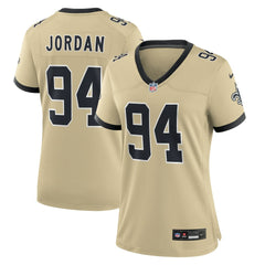 Cameron Jordan  Women's Gameday Golds Alternate Game Player Jersey - New Orleans Saints