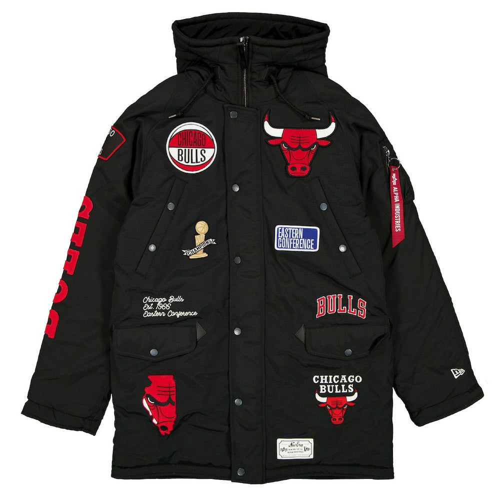 NBA Chicago Bulls x Alpha Industries Altitude Mod Full-Snap Parka