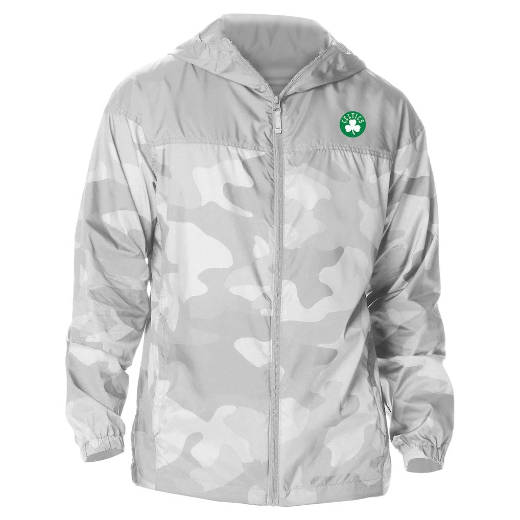 NBA Boston Celtics Camo Flash Challenger Windbreaker Full-Zip Jacket