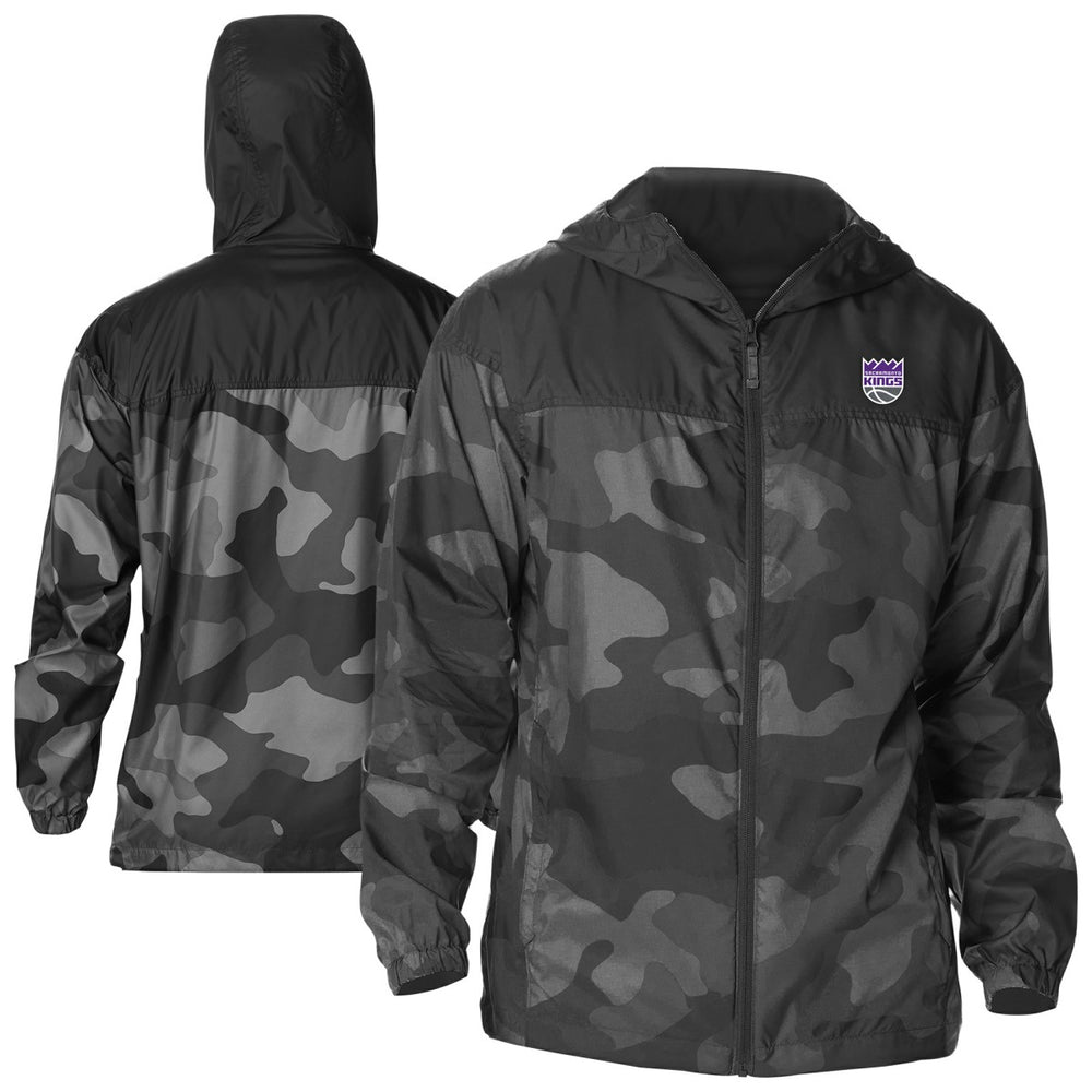 NBA Sacramento Kings Camo Flash Challenger Windbreaker Full-Zip Jacket
