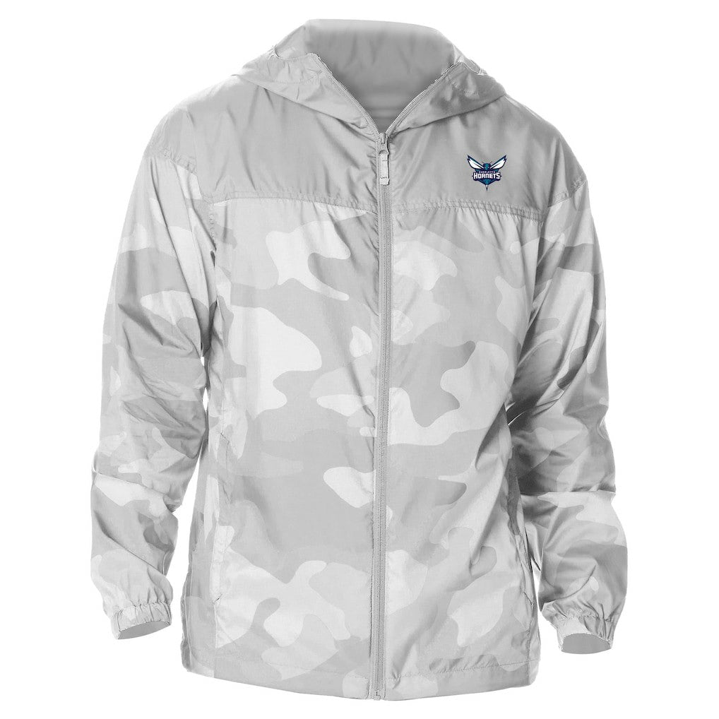 NBA Charlotte Hornets Camo Flash Challenger Windbreaker Full-Zip Jacket