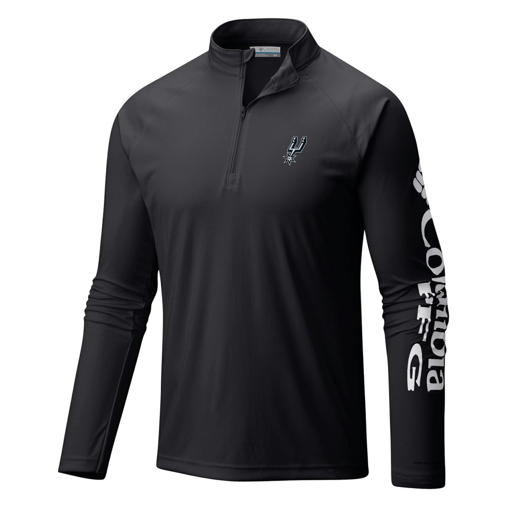 NBA San Antonio Spurs Terminal Tackle Raglan Omni-Shade Quarter-Zip Jacket