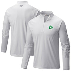 NBA Boston Celtics Terminal Tackle Raglan Omni-Shade Quarter-Zip Jacket