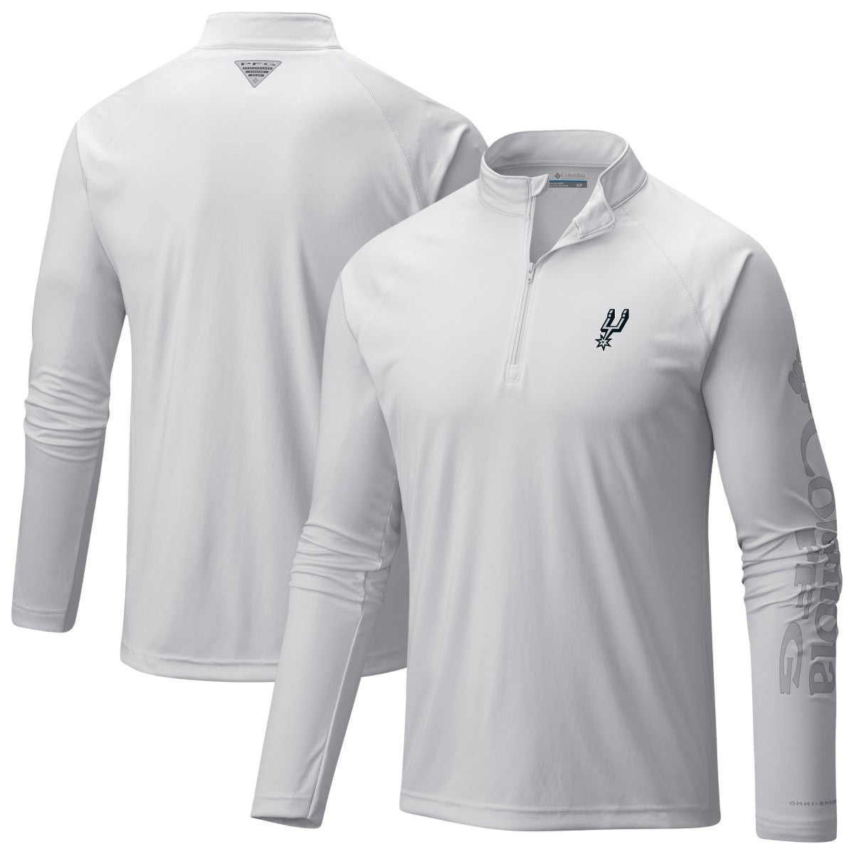 NBA San Antonio Spurs Terminal Tackle Raglan Omni-Shade Quarter-Zip Jacket
