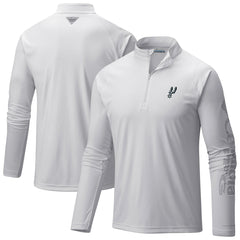 NBA San Antonio Spurs Terminal Tackle Raglan Omni-Shade Quarter-Zip Jacket
