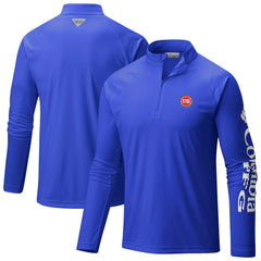 NBA Detroit Pistons Terminal Tackle Raglan Omni-Shade Quarter-Zip Jacket sale